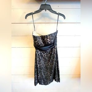 Little Black Dress, Strapless with Sexy Black Lace